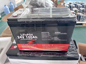 Batterie lithium 24V 100Ah à décharge profonde LiFePO4 pour solaire, camping-car, marine - Product Image 1