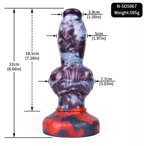 Silicone Curved Penis Fantasy Dragon Animal <b>Dildo</b> With Suction Cup Female Masturbator Anal Sex Toys Shop G-spot Stimulate - Product Image 3
