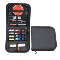Kit de couture portable écologique simple de 42 pièces, boîte d'accessoires, 30 aiguilles assorties, coffret cadeau de Noël, vente en gros en ligne
