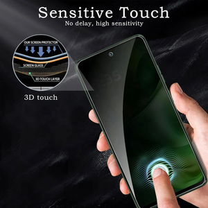 Protection d'écran en verre trempé anti-espion 2.5D avec colle intégrale, verre Asahi du Japon pour Motorola Moto G 2025, <span class=keywords><strong>film</strong></span> de confidentialité - Product Image 4
