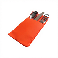 Serviettes en papier Airlaid pliées à une couche, douces, sans poussière, emballées, pour mariages, anniversaires, festivals, fêtes de déménagement, foires