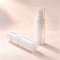 Botol Semprot 10ml Logo Kustom Putih PET Mini Atomizer Kabut Halus Wadah Sampel Parfum Plastik Kosong OEM