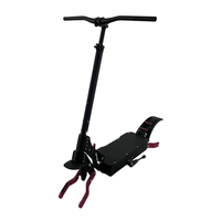 Pièce de rechange pour trottinette électrique 10 et 11 pouces, cadre pliable avec amortissement à ressort de type C de 135 mm et 150 mm de largeur ouverte et garde-boue