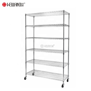 NSF Nhà Máy Công Nghiệp Kho Kim Loại Lưu Trữ Di Động Dây Kệ Hệ Thống Kệ - Product Image 3
