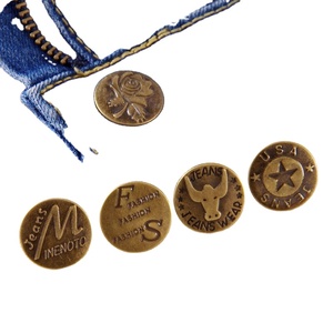 10 قطع من البراغي المعدنية البرونزية لتثبيت الجينز والملابس للرجال والنساء - Product Image 2