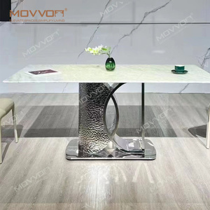 Table de salle à manger commerciale <span class=keywords><strong>en</strong></span> aluminium, pliable, avec 2 extensions, 5 pièces, 36 pouces, pour événements (mariages, réceptions) - Product Image 3