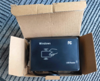 Lector de Tarjetas Inteligentes RFID USB HECERE de 125kHz y 13.56MHz, Doble Frecuencia, Material ABS, para Windows XP
