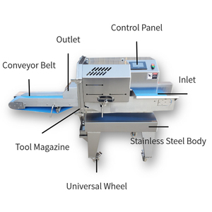 Máquina Cortadora de <span class=keywords><strong>Carne</strong></span> Seca, Pescado Seco y Cecina de Res de Alta Eficiencia Industrial Profesional para Procesamiento en Fábrica - Product Image 2