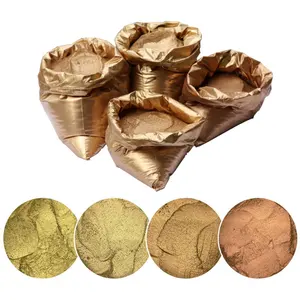 Pigmento metálico de cobre, rico en cobre polvo metálico de oro, a granel, venta al por mayor