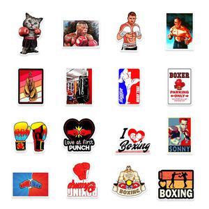 50 autocollants de sport de boxe, lutte, pour garçon, téléphone, skateboard, bagages, ordinateur portable, guitare, autocollants imperméables pour boxeur - Product Image 4