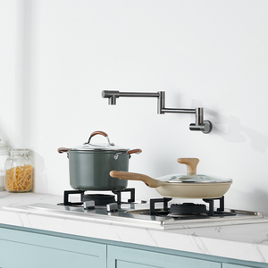 Robinet de <span class=keywords><strong>cuisine</strong></span> mural pliable en acier inoxydable 304 à rotation à 360 degrés, design moderne - Product Image 5