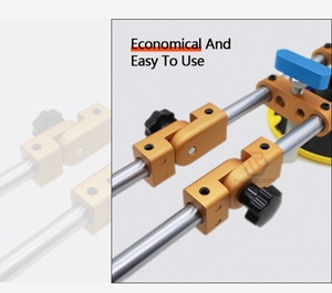 Couture de granit réglable Double tige simple avec ventouse sous vide de 6 pouces pour outil à main de carreaux de verre de granit - Product Image 5