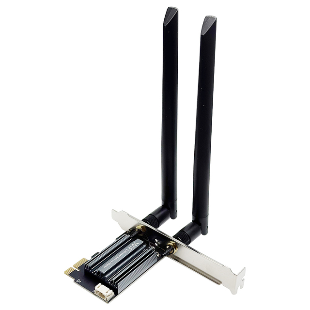 WiFi 6 PCIe Wireless Card RTL8852BE Chip 1800Mbps Dual-Band Gaming Adapter with BT 5.2 for Win10 Win11 PC