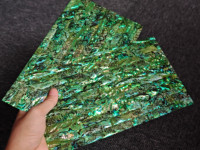 Papier de feuille de Paua de papier de coquille d'ormeau naturel d'usine pour des accessoires de guitare d'incrustation de meubles cadeaux et artisanat