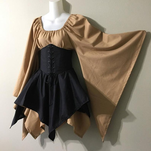 Woodland Fairy Costume - Green Fantasy Dress with Wings