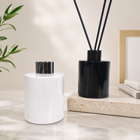 Bouteille diffuseur de parfum cylindrique en verre 100 ml avec bouchon à vis, couleur personnalisée, 100 pièces, pour diffuseur à bâtonnets domestique