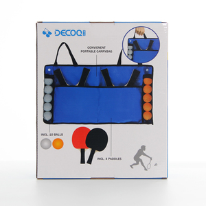 Jeu en plein air de haute qualité grande vente conception Unique double face en caoutchouc <span class=keywords><strong>noir</strong></span> <span class=keywords><strong>raquette</strong></span> de tennis de table - Product Image 2