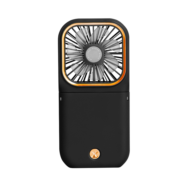 2026 New Style Foldable Handheld Fan USB Neck Fan Mini Desktop High-Speed Turbo Fan Car RV Use 3000mAh Battery Low Noise