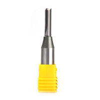 Mata Bor TCT Lurus 4mm Dua Mata Pisau untuk Router Kayu, Mata Bor Lurus untuk Pengerjaan Kayu, End Mill untuk Kayu