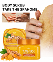 Shea Sugar Body Scrub 510g, 12 Varian dengan Kopi Vitamin C Asam Kojic Kunyit untuk Kulit Lebih Halus dan Bercahaya Private Label