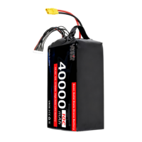 Аккумуляторный блок 12S 10C 44.4V 20Ah 35Ah 40Ah твердотельный для БПЛА/дронов с вертикальным взлетом и посадкой, для однороторных/многороторных и самолетных дронов