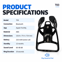 Vélo T03 direct usine avec traqueur Bluetooth intelligent compatible Apple Find My, autonomie de 12 mois, équipement cycliste en gros