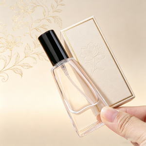 10ml Travel Portable Flat Perfume Bottle Screw Cap Reed <strong>Diffuser</strong> Skin Care Serum Glass Bottle Essential <strong>Oil</strong> <strong>Mini</strong> Empty - Product Image 1