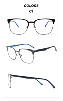 Nouveaux modèles de lunettes de vue rétro pour jeunes et seniors, monture en acier inoxydable, fil métallique, TR90 et caoutchouc, vente en gros