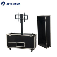 APEX CASES OEM/ODM Écran motorisé relevable 55" 65" pour moniteur LED LCD TV, étui de rangement, protection robuste, garantie 3 ans