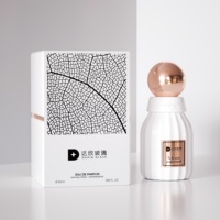 Botol Parfum 50ml Flakon Parfum Mewah Kosong Atomizer Parfum Botol Kaca Semprot Parfum untuk Perjalanan dengan Kemasan Kotak