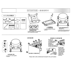 Refroidisseur liquide pour processeur 120 240 <span class=keywords><strong>360</strong></span> CPU, compatible Ryzen AM4 LGA, pour PC de jeu, avec radiateur ARGB haute performance et ventilateur à refroidissement par eau - Product Image 3