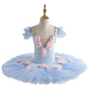 Tutú de Ballet profesional Pancake niños <span class=keywords><strong>blanco</strong></span> Swan Lake Ballet disfraz niños Danse niñas bailarina tutú faldas - Product Image 3