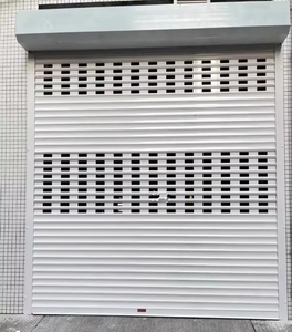 Volet roulant perforé en aluminium à commande par capteur Digah pour quai de chargement, design moderne, automatique et sécurisé - Product Image 1