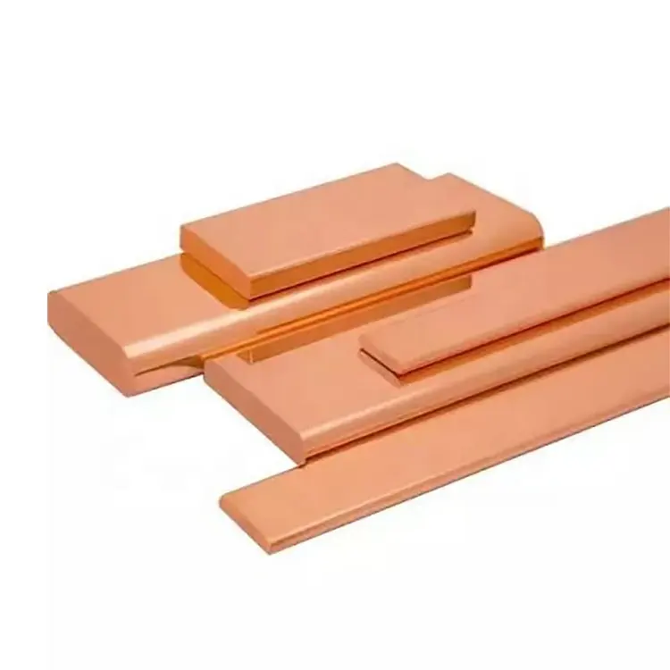 Venta caliente 99.99% Pureza Barra de bus flexible Precio de cobre Barra plana de cobre