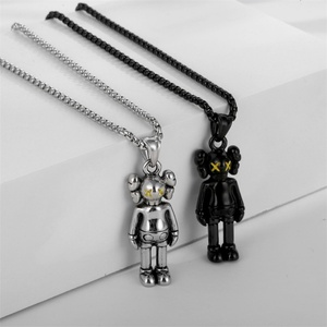 Trendy <b>Men</b> Boy Fashion Jewelry Stainless Steel Hip Hop Pendant Punk Clown Pendant <b>Necklace</b> - Product Image 6