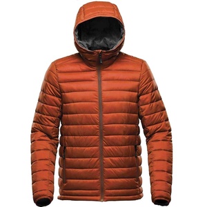100% nylon thời trang Bán hàng nóng chất lượng tốt vịt xuống đơn giản phong cách ánh sáng xuống áo khoác mùa đông ngoài trời xuống áo khoác trùm đầu cho nam giới - Product Image 3