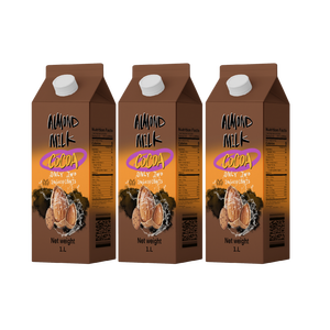 <span class=keywords><strong>Leche</strong></span> <span class=keywords><strong>de</strong></span> <span class=keywords><strong>Almendras</strong></span> <span class=keywords><strong>con</strong></span> Cacao OEM 1L TetraPak, Crema <span class=keywords><strong>de</strong></span> <span class=keywords><strong>Café</strong></span> Baja en Calorías, Apta para Dieta Keto, Venta al por Mayor OEM, Marca Privada - Product Image 1