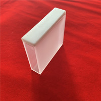 Cuvette optique à deux faces transparentes en quartz pour analyse UV Q108, cuvette en verre de silice fondue pour spectrométrie de fluorescence