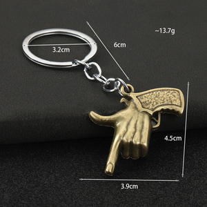 Yujiantong Cross-border Best-seller in lega di gesto chiave ciondolo in acciaio titanio Hip-hop Rock retrò Punk <span class=keywords><strong>Personalit</strong></span> - Product Image 2