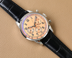 Montre de luxe Pateks de haute qualité, style professionnel, avec bracelet en cuir, cadran à aiguilles métalliques, mouvement mécanique manuel - Product Image 1