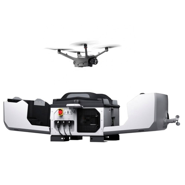Oversea Version Dock 3 Plastic Drone Dock Integrated Environmental Monitoring System Flexible Deployment for Matrice 4TD/4D