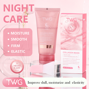 Maschera al Collagene Idrolizzato TWG Elasticity per Pelle Luminosa, Pulizia Profonda, Maschera Viso Peel-Off Notturna al Collagene - Product Image 2
