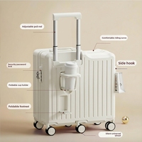 Poussette pour bébé, valise de voyage ultra-légère pour enfants avec roues universelles en ABS, porte-gobelet et fonction antichoc