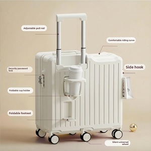 Cochecito <span class=keywords><strong>de</strong></span> Bebé con Ruedas Universales <span class=keywords><strong>de</strong></span> ABS, Ultraligero, Tipo Maleta <span class=keywords><strong>de</strong></span> <span class=keywords><strong>Viaje</strong></span>, con Portavasos y Función Antichoque - Product Image 2
