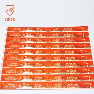 Wholesale Disposable Tear Resistant Waterproof Paper Wristband Christmas Tyvek Wristbands Events Wristband with Logo Custom