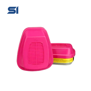 Kartrid <span class=keywords><strong>Gas</strong></span> Multi-Vapor Pelindung Pernapasan Karbon Aktif 60928 P100 Filter Partikel Plastik untuk 3M Band - Product Image 1