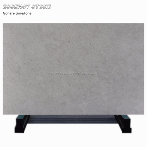 Dalles de sol et de mur en pierre calcaire beige crème naturelle Gohare Grey, finition polie, <span class=keywords><strong>pour</strong></span> l'extérieur des villas, terrasses, tailles personnalisées, prix en gros - Product Image 2