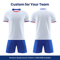 Camiseta de Fútbol Personalizada con Nudos Tejidos, Sublimación, Malla de Poliéster con Logotipo y Número, Camiseta de Fútbol OEM al por Mayor