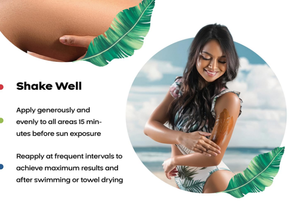 Etiqueta privada Herbal & Organic Sun Tan Lotion Dark Shade Summer Must-Haves Tanning Accelerator Sunscreen - Product Image 4