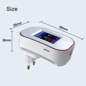 Tuya Sensor Alarm <span class=keywords><strong>Gas</strong></span> alami, pendeteksi kebocoran karbon monoksida mudah terbakar WiFi CH4 untuk penggunaan di rumah pintar - Product Image 6
